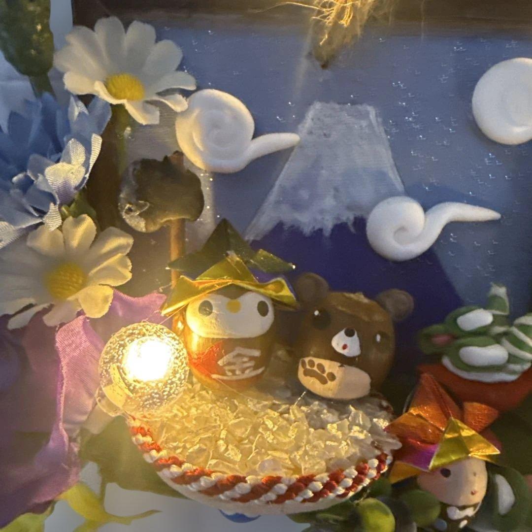 どんぐりアート♡端午の節句ライト付きタペストリー＆ミニオブジェ3点➕α♡
