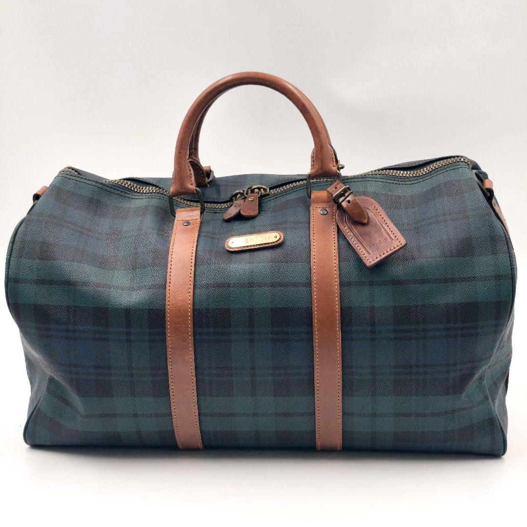 【美品 高級◎】ラルフローレン ボストンバッグ 2way 斜め掛け 大容量