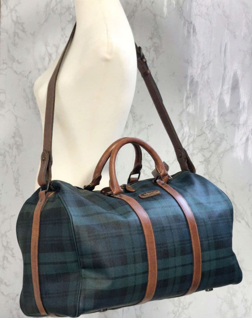 【美品 高級◎】ラルフローレン ボストンバッグ 2way 斜め掛け 大容量
