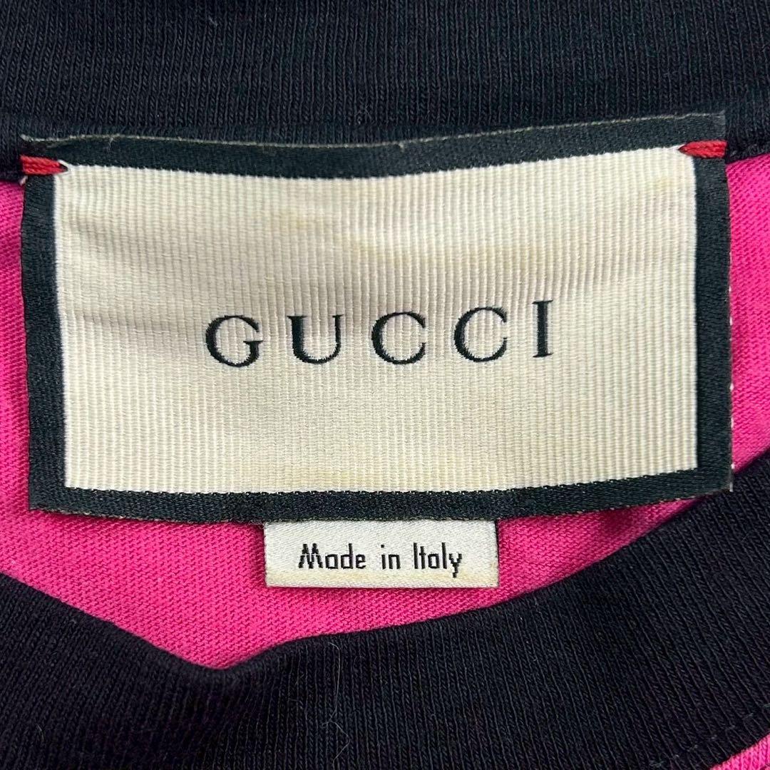 良品　GUCCI Tシャツ LOVED タイガープリント　インターロッキング