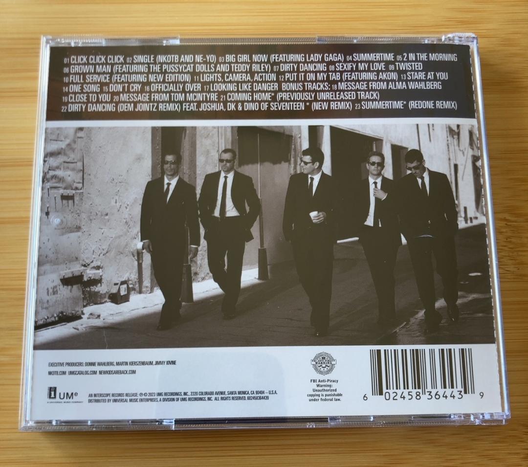 ニュー・キッズ・オン・ザ・ブロック　直筆サイン入りCD　NKOTB