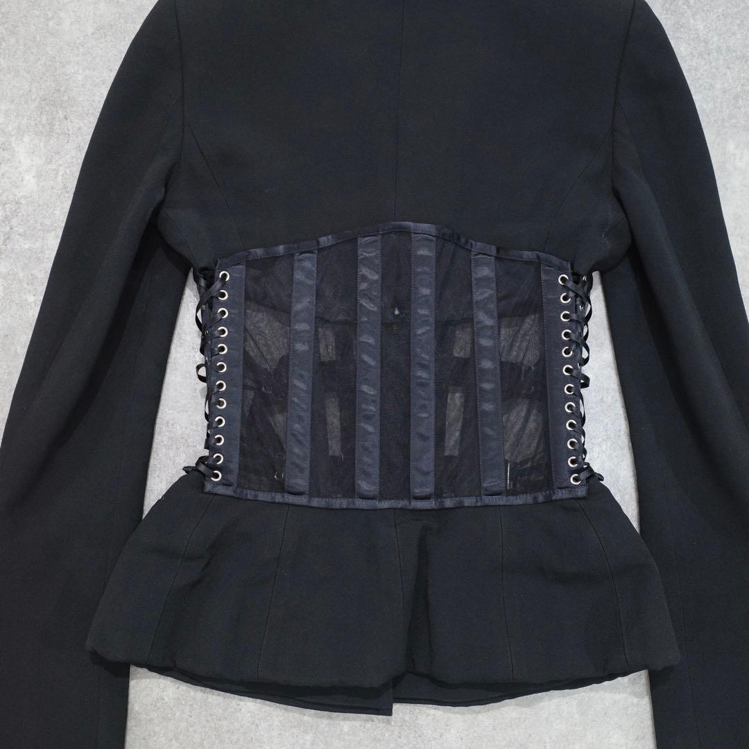 ジャケット・アウター 90s GIANFRANCO FERRE sheer corset jacket