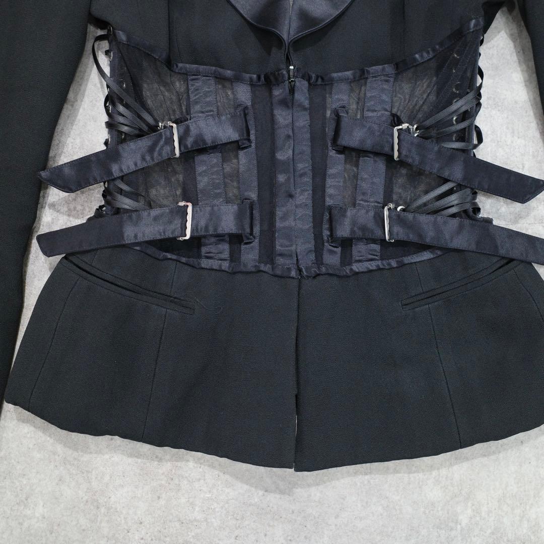ジャケット・アウター 90s GIANFRANCO FERRE sheer corset jacket