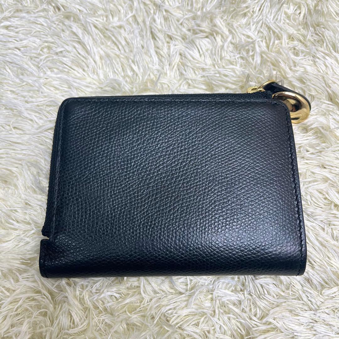 ★極美品★gemeil ジェムイル　ミニマルウォレット ブラック