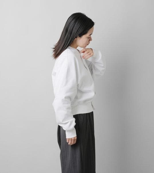 本日限定⭐︎LOEFFロエフ　コットンスウェット　カーディガン　ネイビー