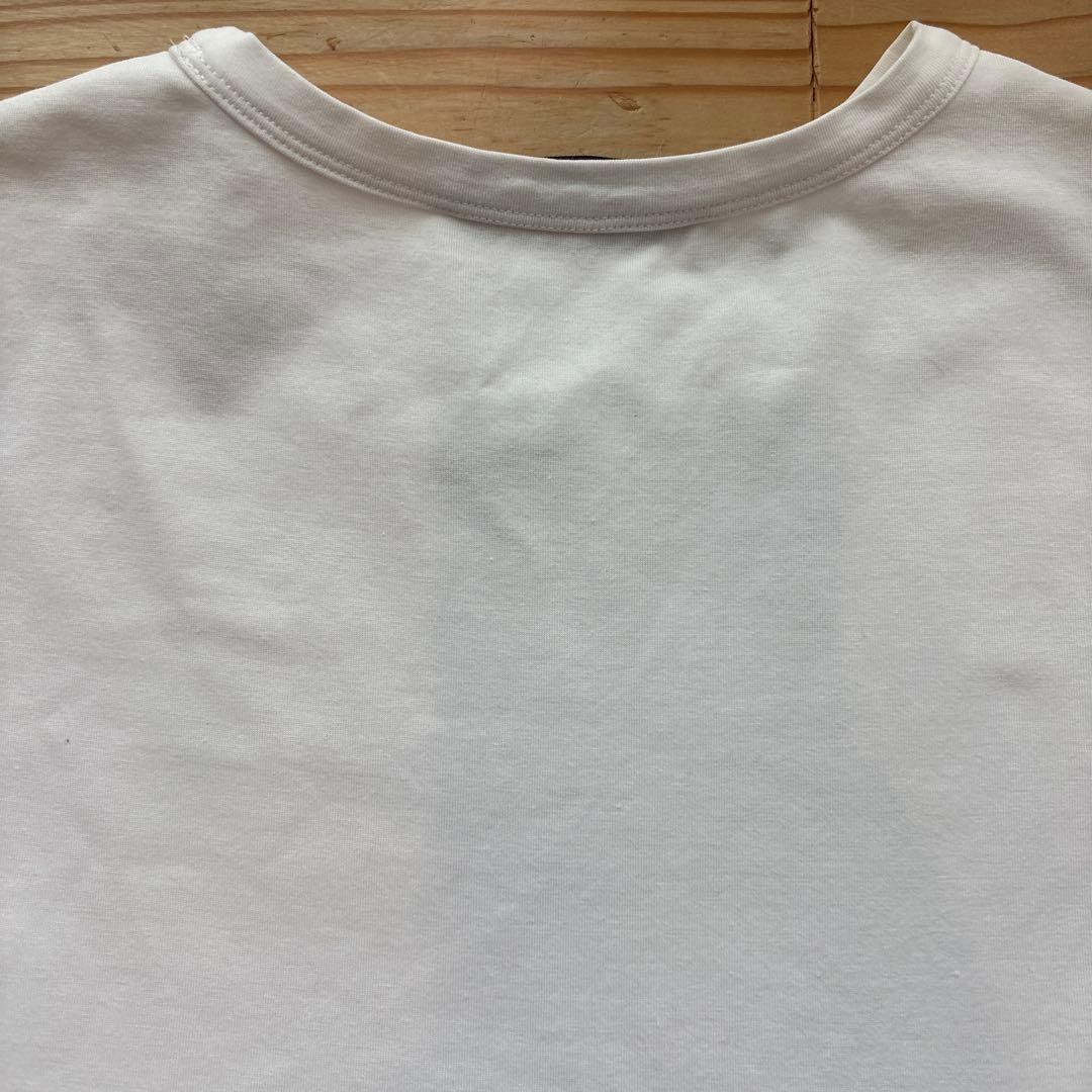 【美品】YOKO CHANペプラム 半袖カットソー 異素材 切替36