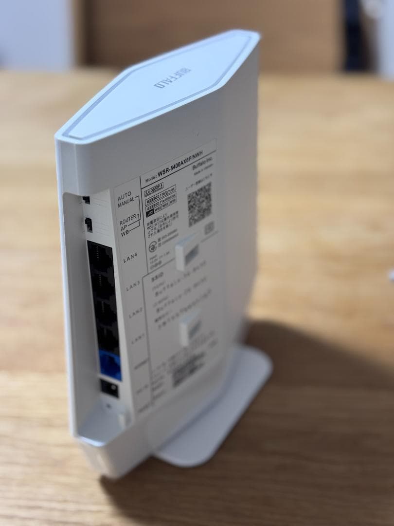 BUFFALO Wi-FiルーターWSR-5400AX6P