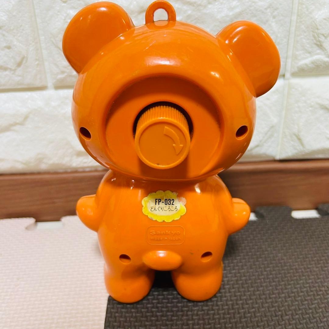 昭和レトロ！【Sankyo】 サンキョーオルゴール 熊 目が動きます