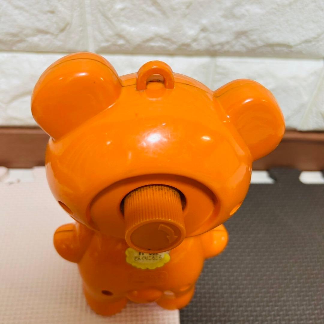 昭和レトロ！【Sankyo】 サンキョーオルゴール 熊 目が動きます