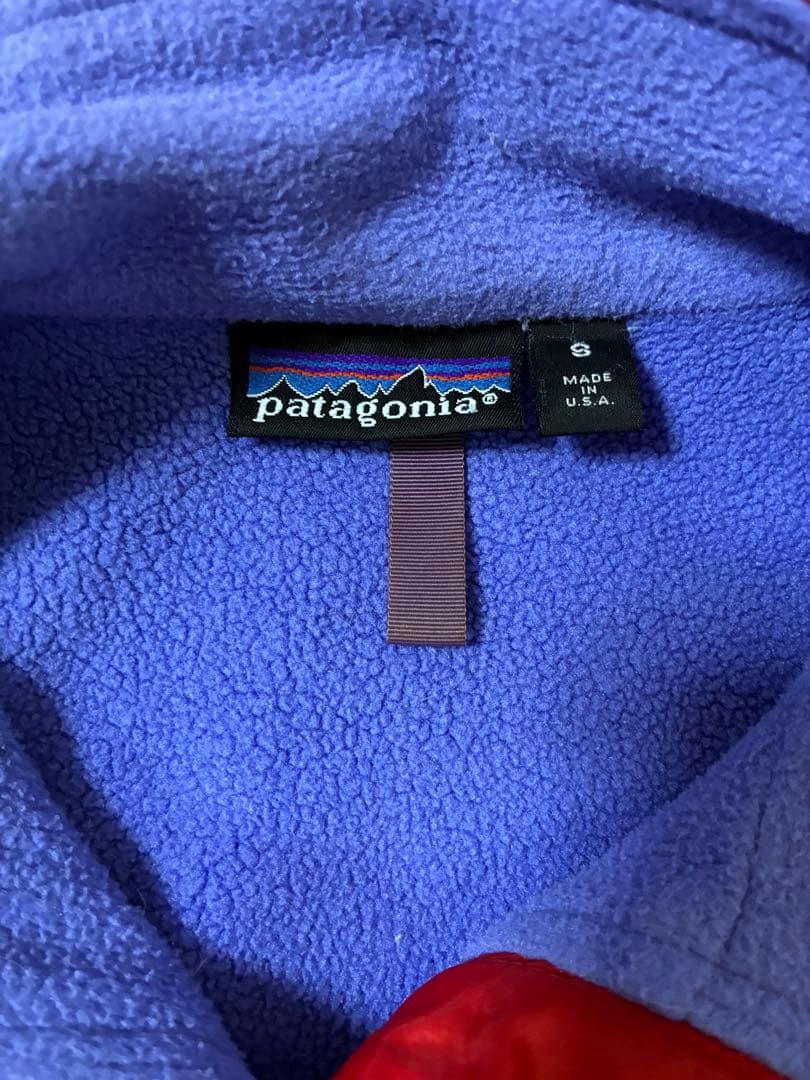 90s USA製 patagonia シェルドキャプリーン ジャケット S