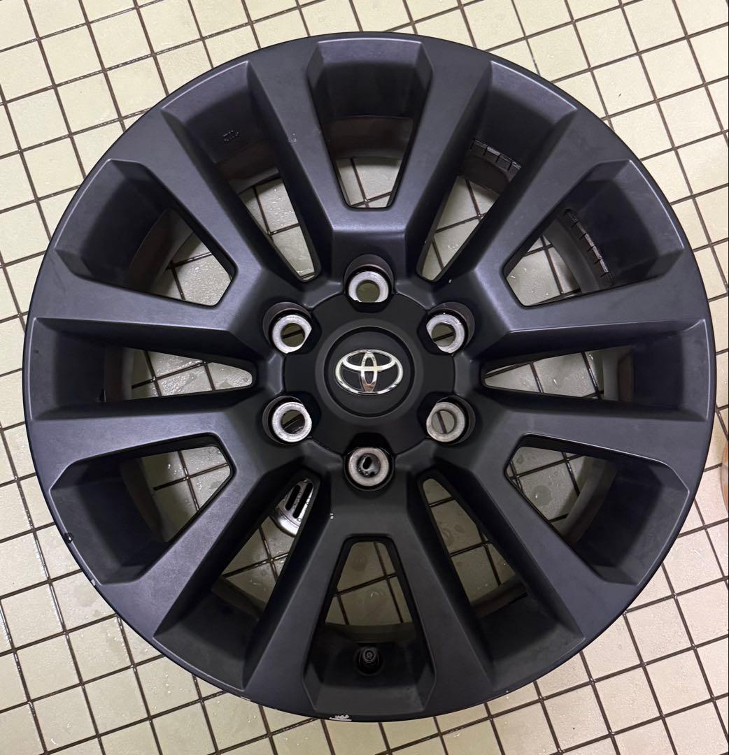 トヨタ 18インチ 純正　プラドマットブラックエディション