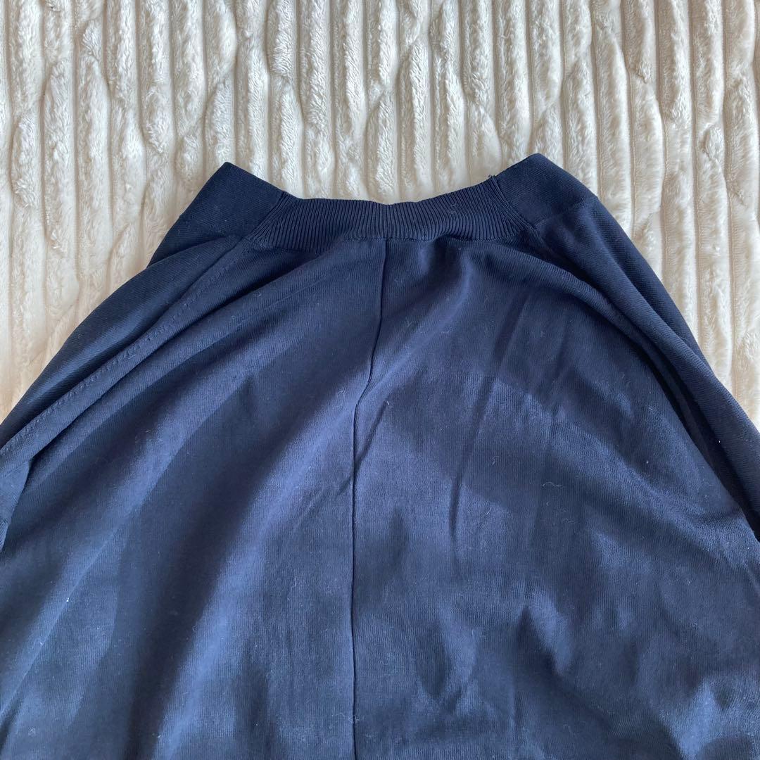 【Spick&Span】ICECOTTON BIG Vカーディガン ネイビー