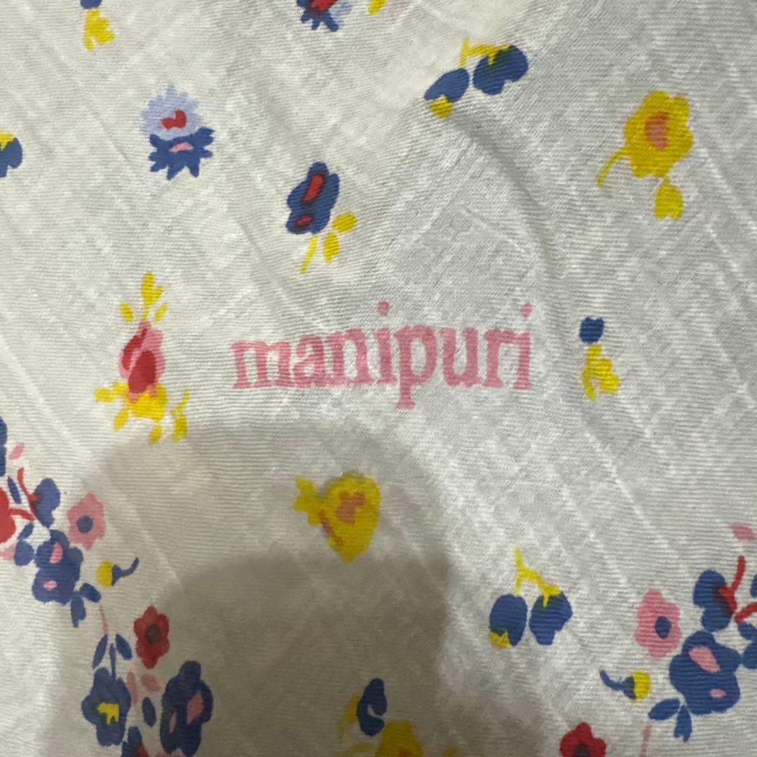 manipuri 大判花柄ストール