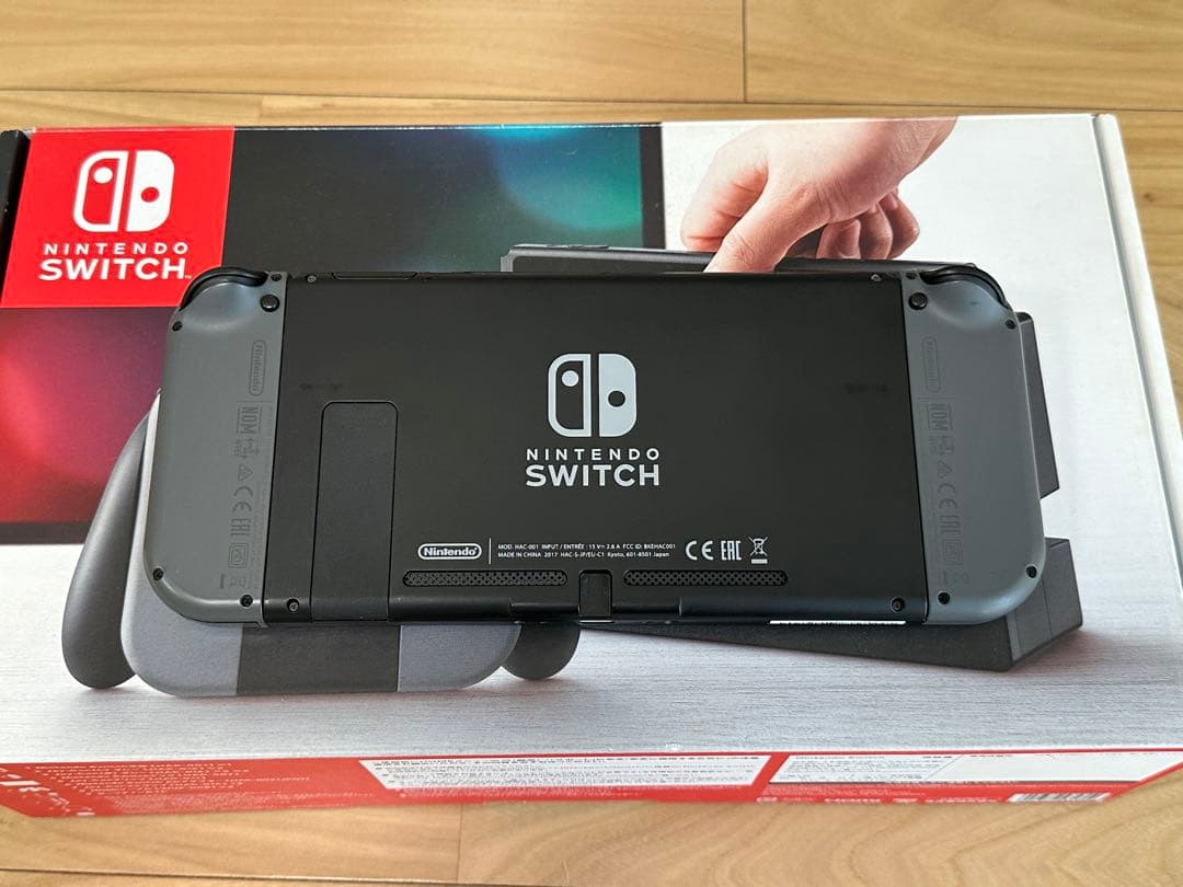 Nintendo Switch本体、グレー、元箱付き