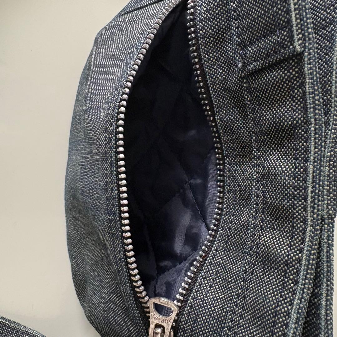 希少 PORTER DEEPER ショルダーバッグ デニム地 斜め掛け 廃盤品
