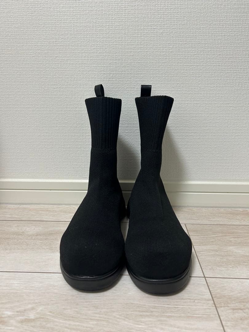 Racbaki ニットブーツ黒