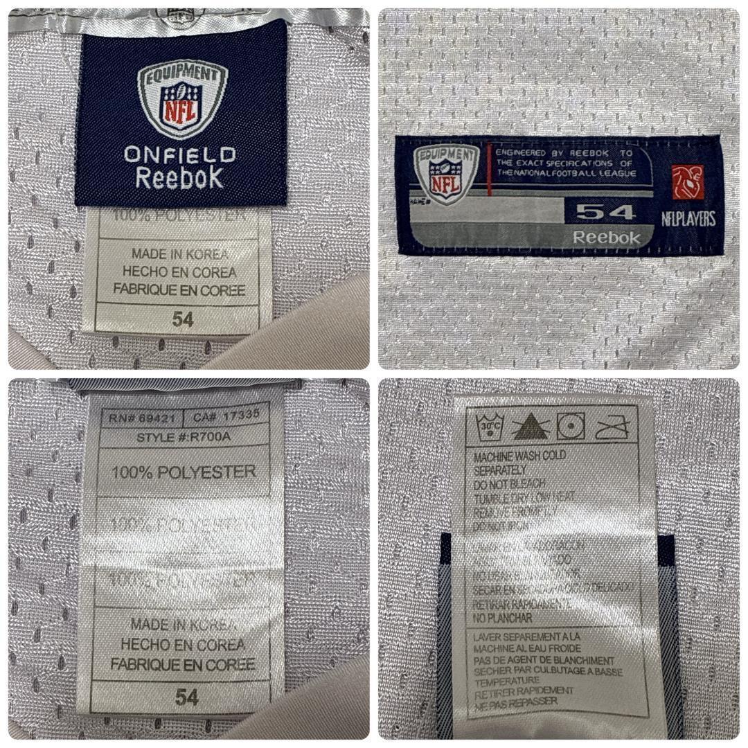 美品★リーボック NFLスティーラーズ アメフトゲームシャツ ユニフォーム 刺繍