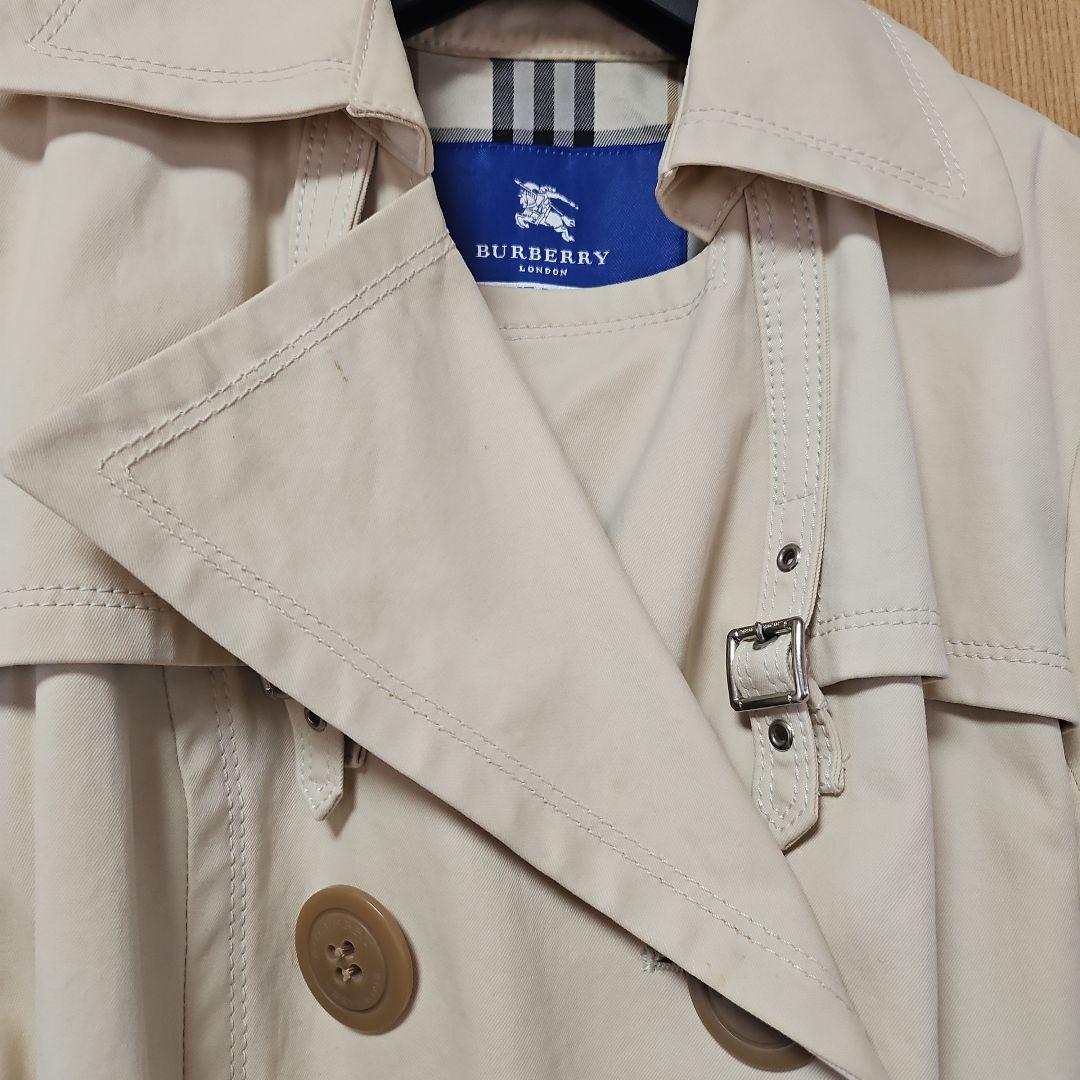 Burberry バーバリーブルーレーベル　ベージュ ショートトレンチコート