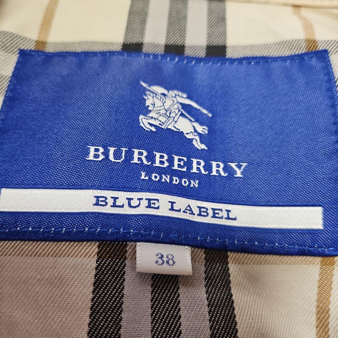 Burberry バーバリーブルーレーベル　ベージュ ショートトレンチコート