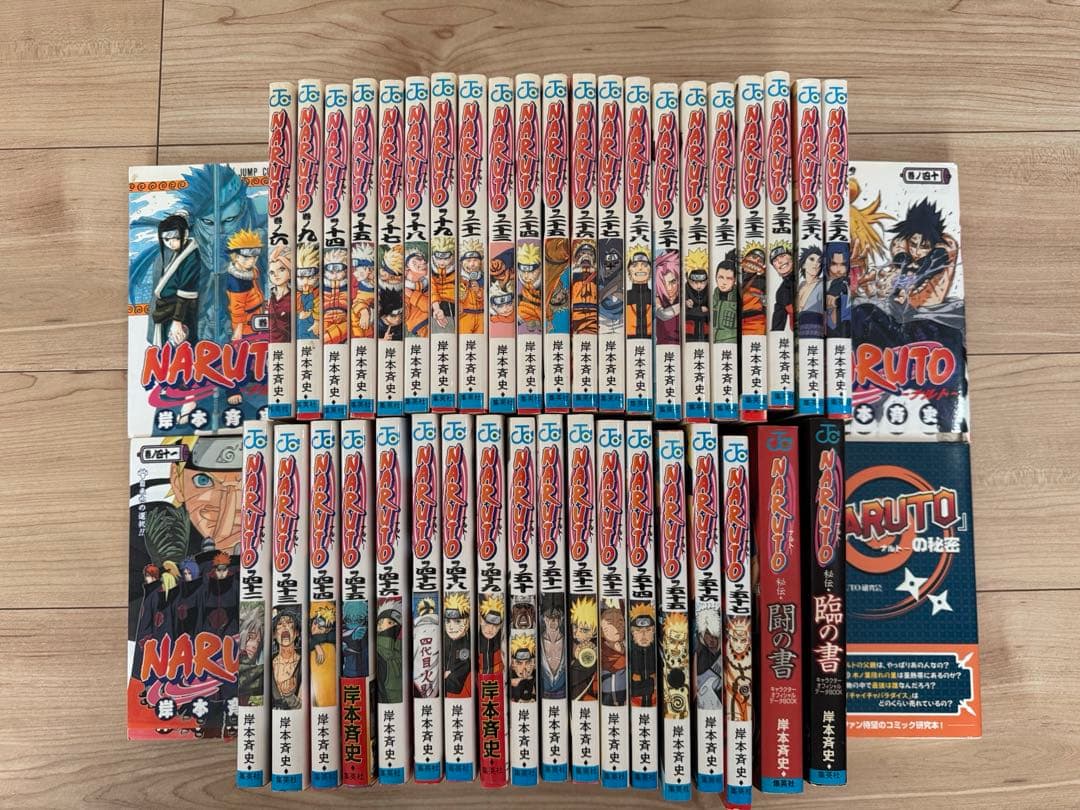 NARUTO 1〜57巻セット(抜けあり、初版多数あり、中古あり)