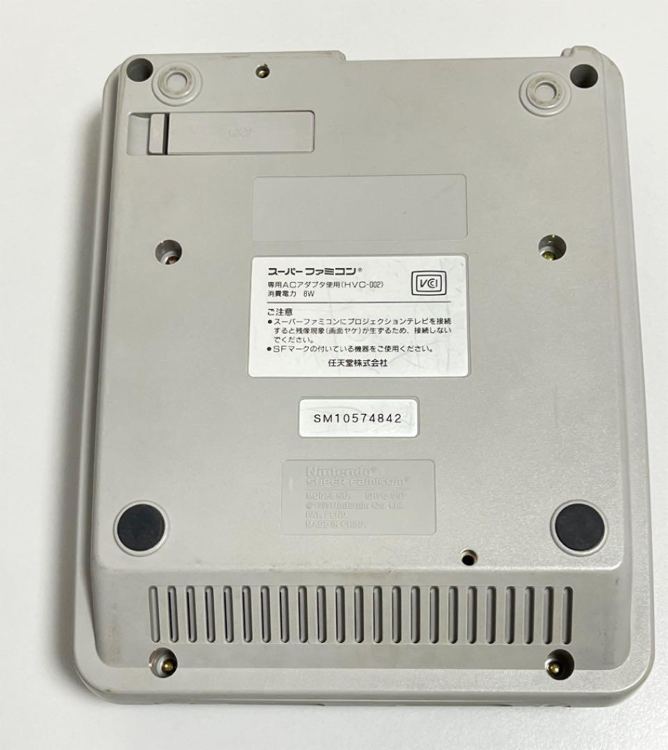 【ジャンク】任天堂　スーパーファミコン　本体と付属品