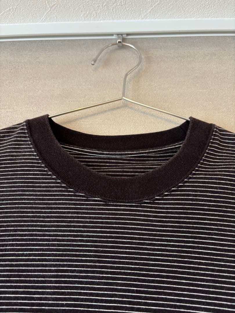 ennoy BORDER T-SHIRTS (BLACK×WHITE) S