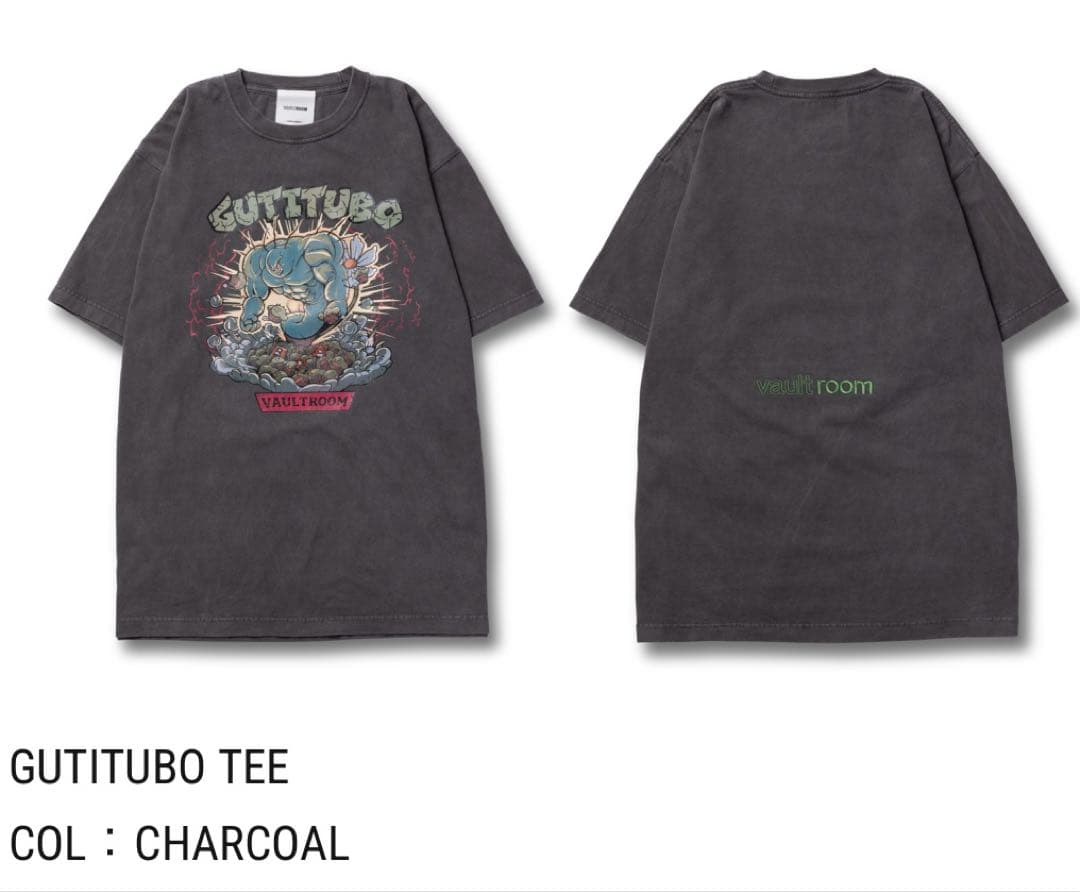 ぐちつぼ　VAULTROOM ボルトルーム×ぐちつぼ Tシャツ Lサイズ