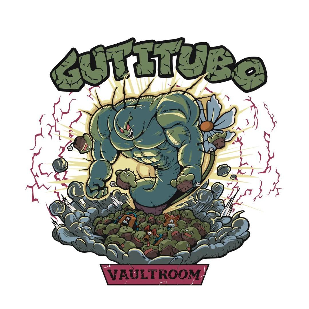 ぐちつぼ　VAULTROOM ボルトルーム×ぐちつぼ Tシャツ Lサイズ