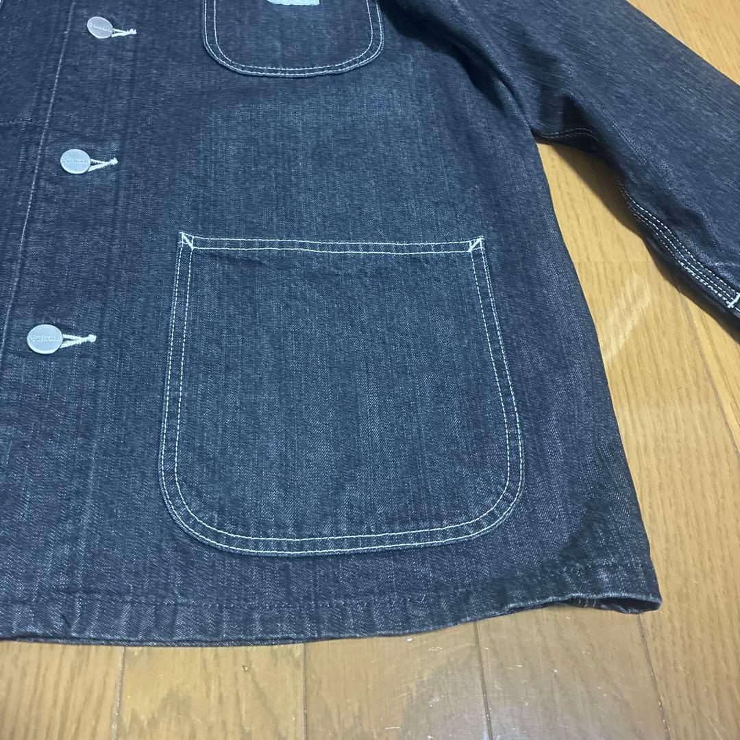 ★極美品★CARHARTT カバーオール BLACK denim チョアコートL