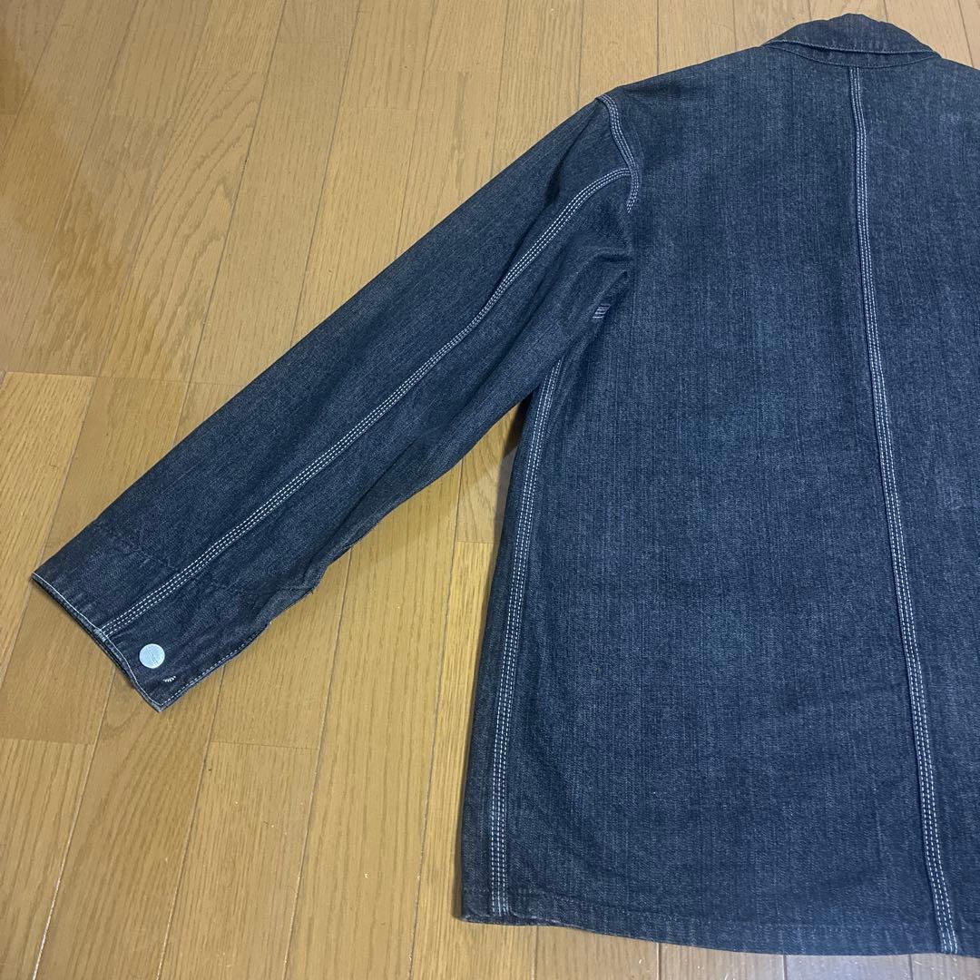 ★極美品★CARHARTT カバーオール BLACK denim チョアコートL