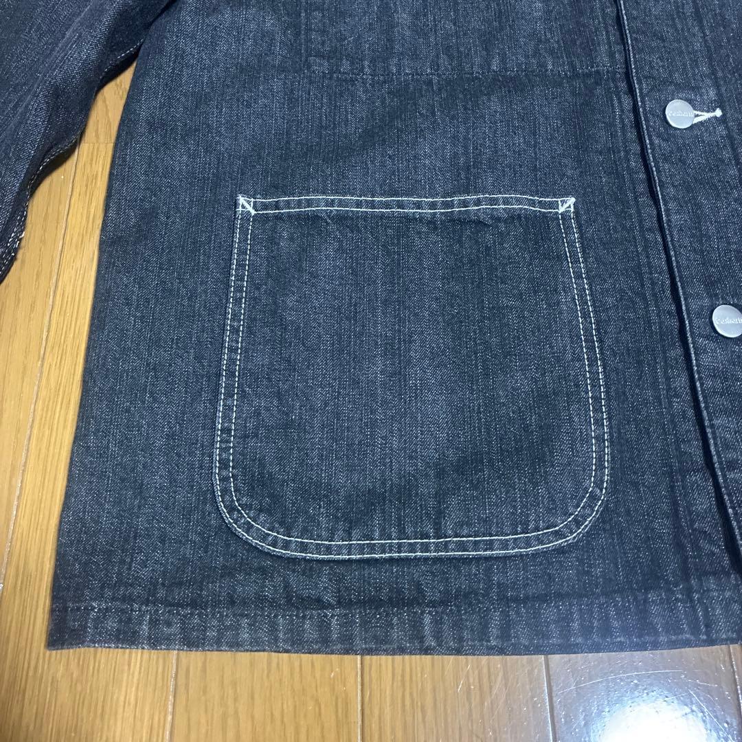 ★極美品★CARHARTT カバーオール BLACK denim チョアコートL
