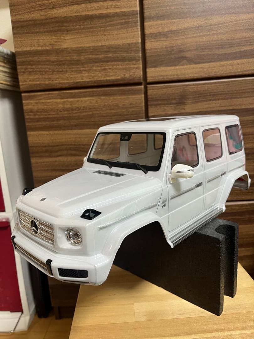 タミヤ ベンツ G500 ホワイトパール　cr-01 cc-02 ラジコン