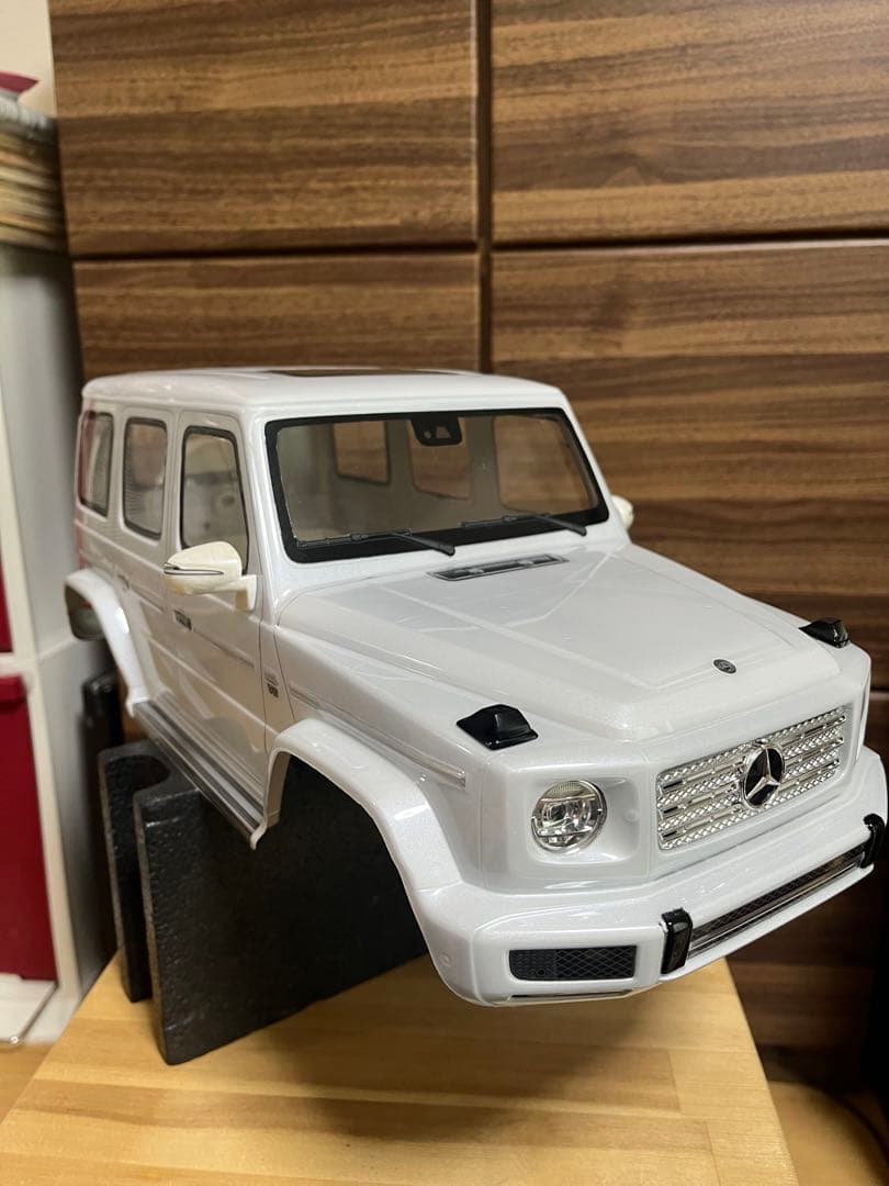 タミヤ ベンツ G500 ホワイトパール　cr-01 cc-02 ラジコン