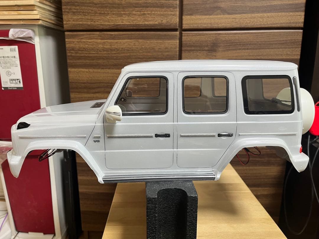 タミヤ ベンツ G500 ホワイトパール　cr-01 cc-02 ラジコン
