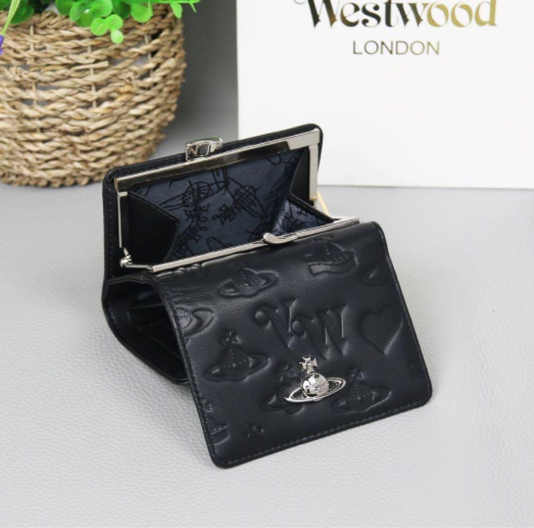 Vivienne Westwood ヴィヴィアン 三つ折り財布 レザーv