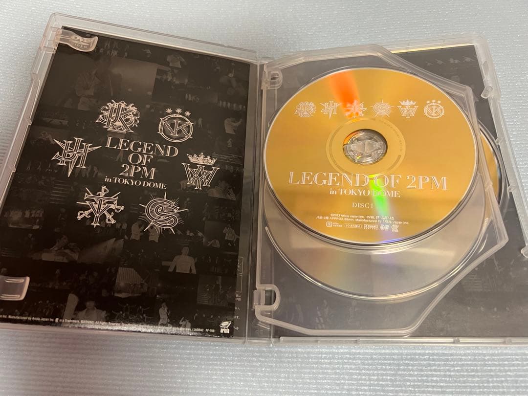 2PM 「LEGEND OF 2PM」 初回生産限定盤 DVD（銀テープ付）