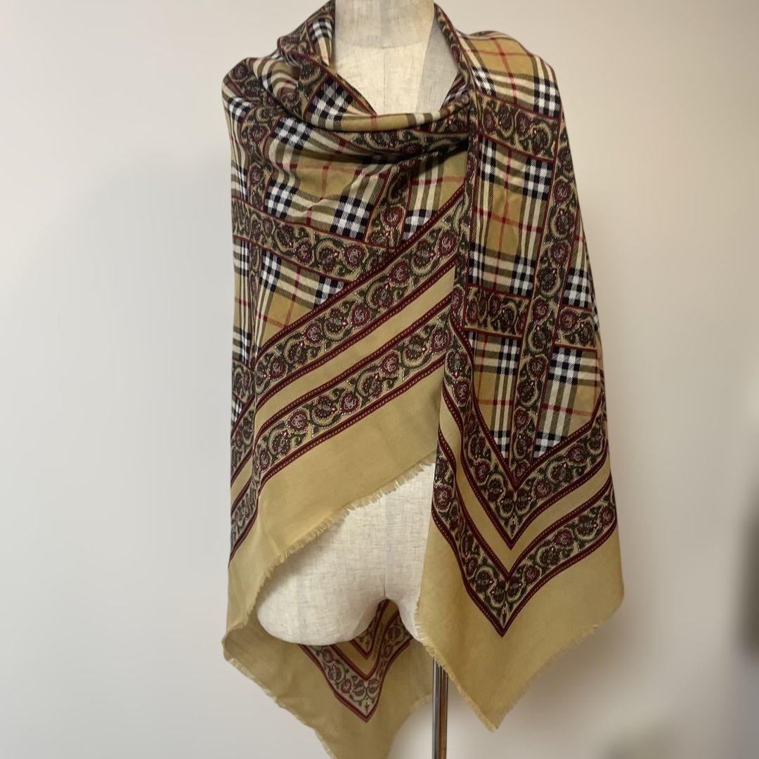 Burberry ノバチェック　ウールストール　最終お値下げ