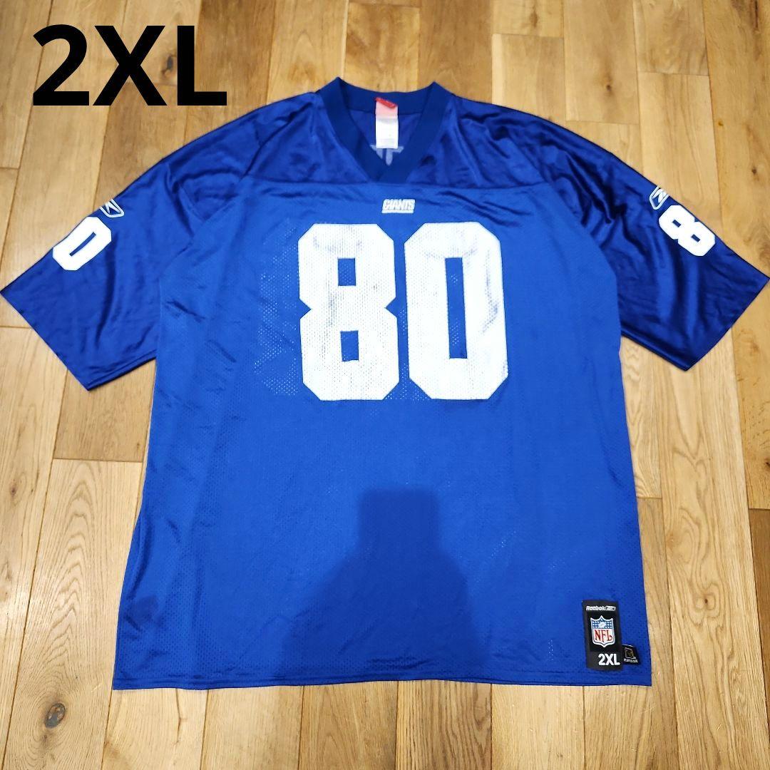 リーボック　NFL　ニューヨークジャイアンツ　ジェレミー　フットボールシャツ