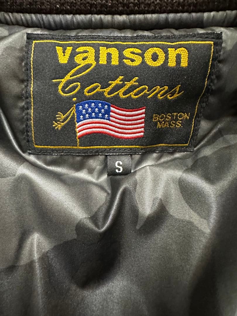 vanson MA-1ジャケット フェリックス・ザ・キャット(日本サイズM相当)