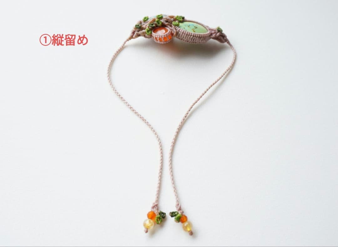 《芽吹き》チベタンターコイズ　アマゾナイト　カーネリアン　マクラメ　ブレスレット