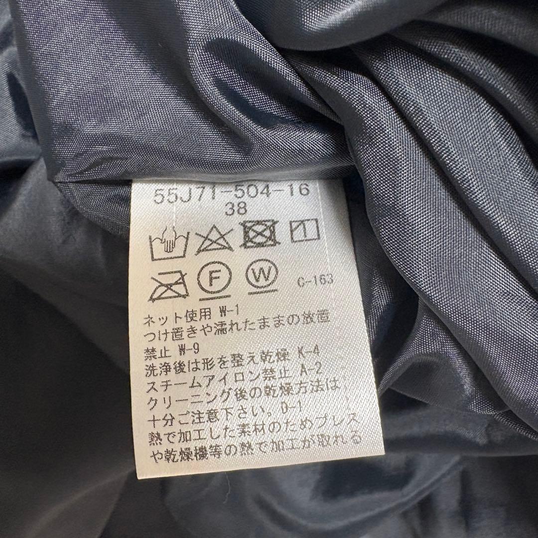 ブルーレーベルクレストブリッジ　シフォンスカート　セミロング　38 Mサイズ