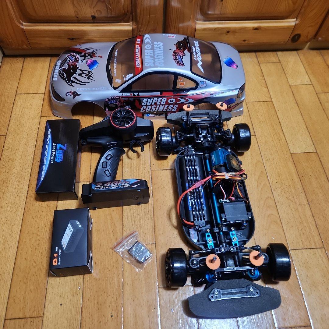 ■専用■　タミヤ ドリフト ラジコン フルセット　TT01　　シルビア　ボディ