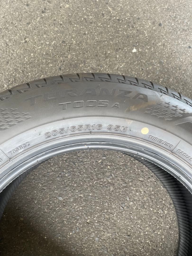 ✦送料込✦ ブリヂストン　夏タイヤ　トランザ　205/65R16 2本