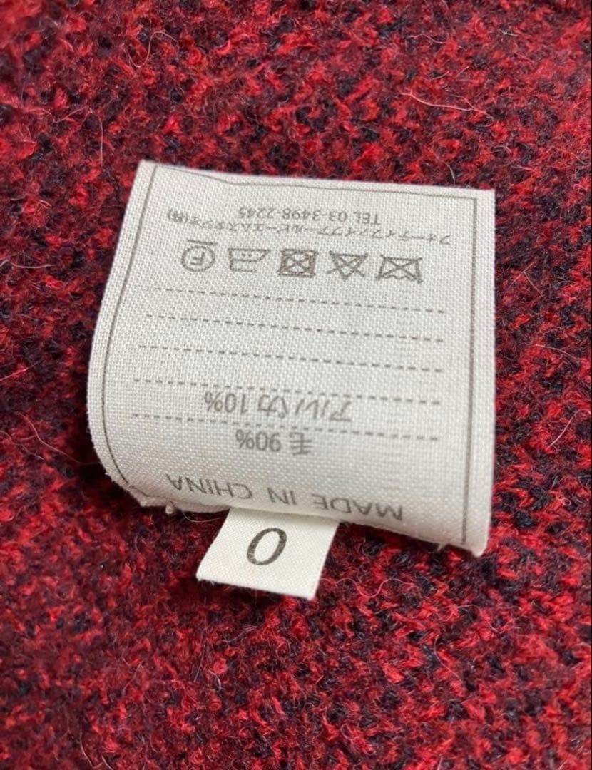 美品 45R ロングコート レッド ジャケット 45rpm
