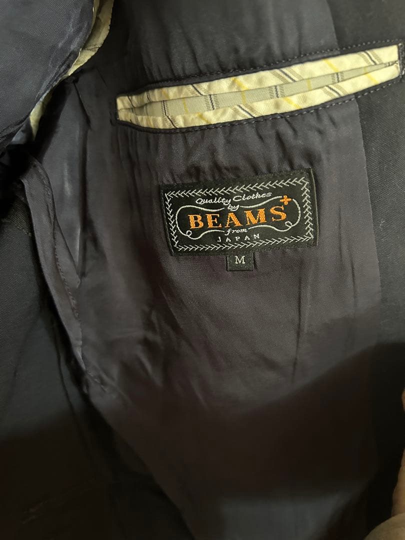 ビームス　BEAMS PLUS / コーデュラ　3B ブレザーM 紺ブレ