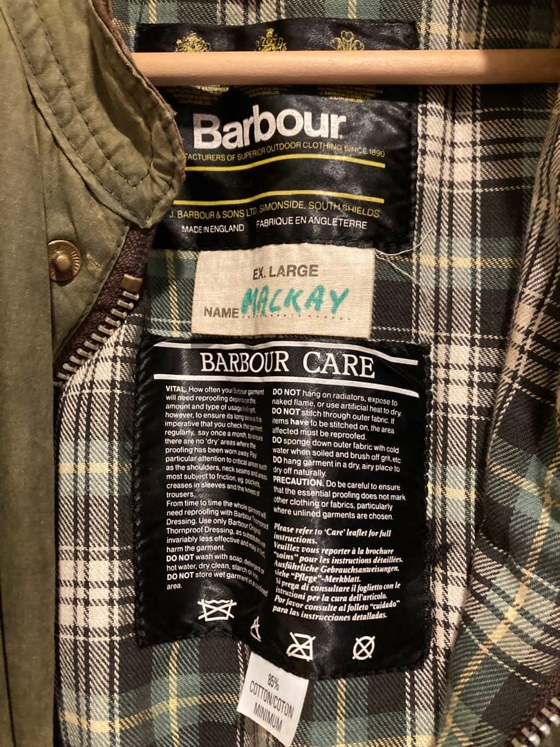 バブアー Barbour オイルド ベスト