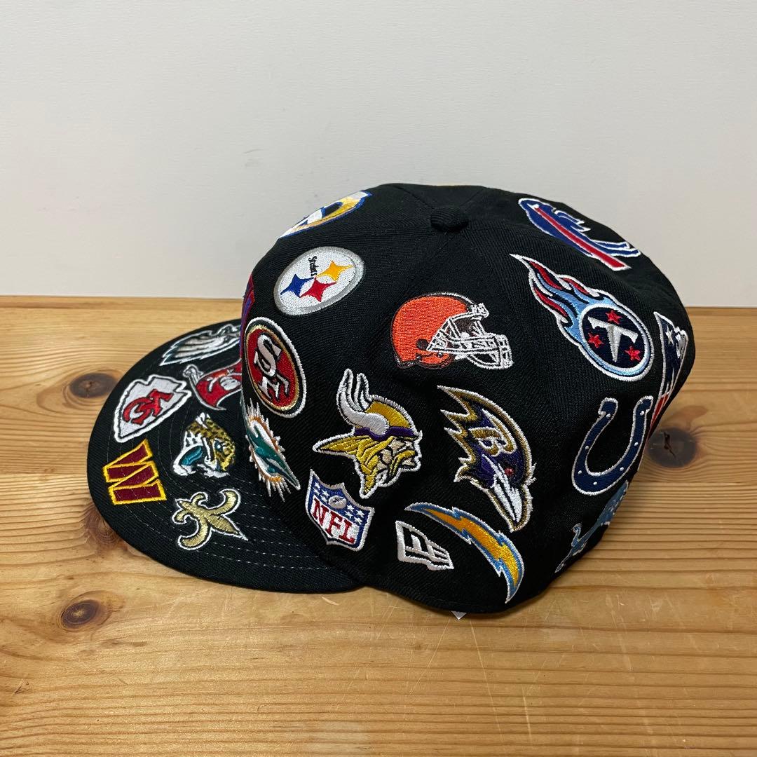 【美品】NEWERA NFL マルチロゴ　チーム刺繍キャップ