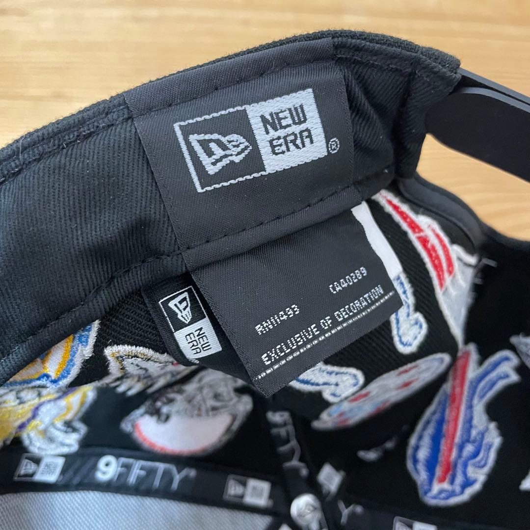 【美品】NEWERA NFL マルチロゴ　チーム刺繍キャップ