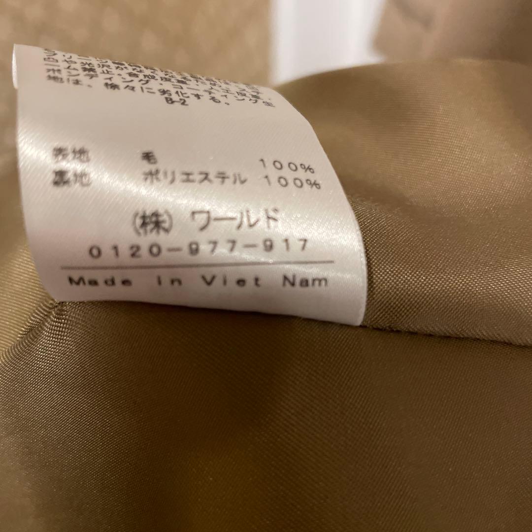 INDIVI 【ウール】トレンチ風マニッシュコート 40