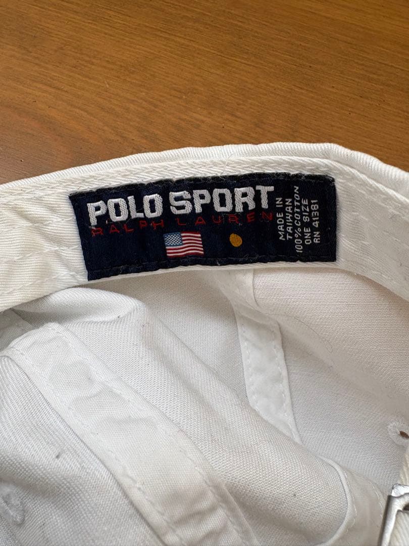 90s POLO SPORT 12M.YACHT キャップ　ラルフローレン